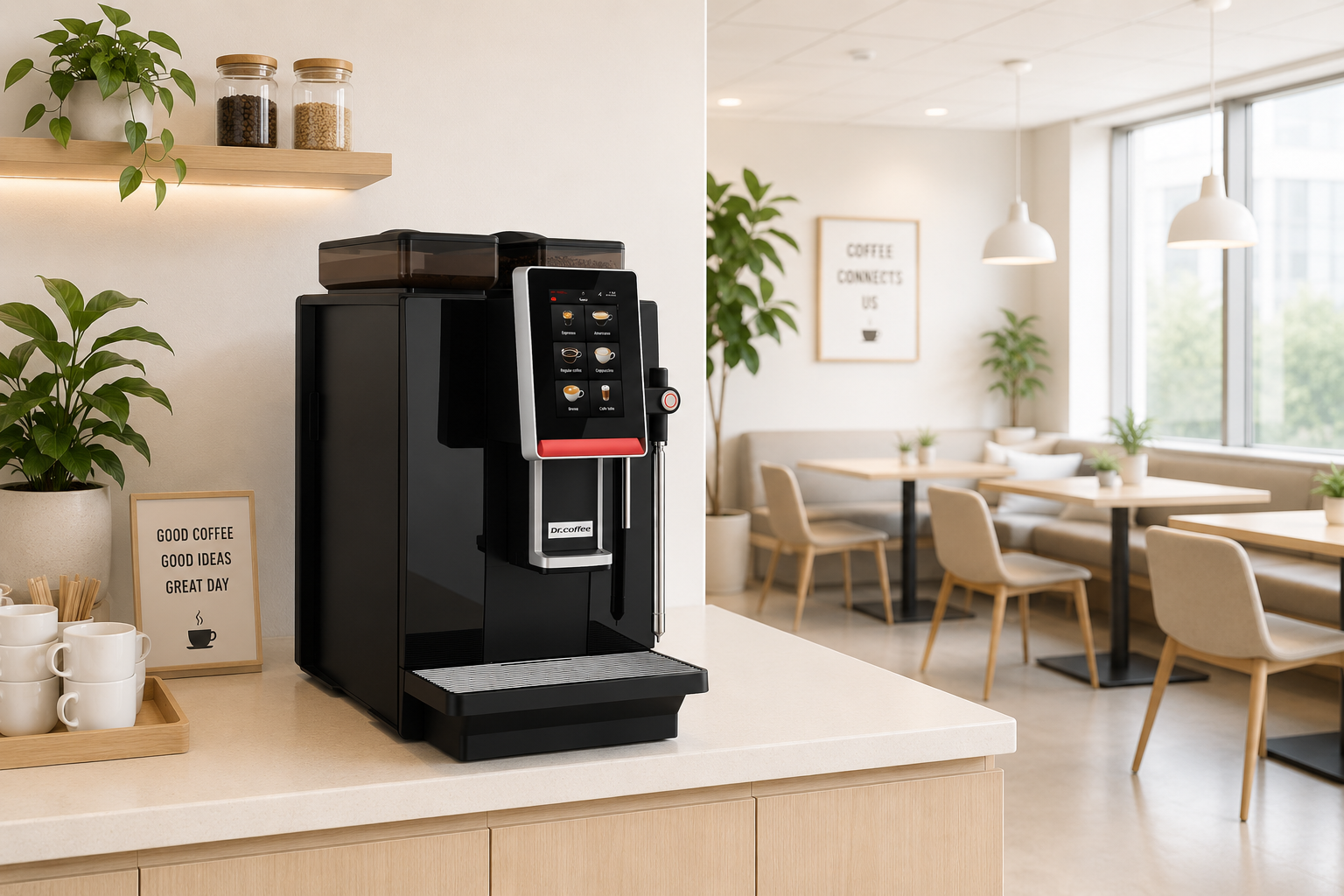 Dr. Coffee Minibar commercial coffee machine